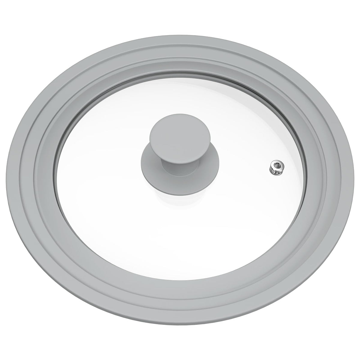 Tempered Glass Universal Lid with Silicone Rim Fits 8" 9" 9.5" Cookware B244