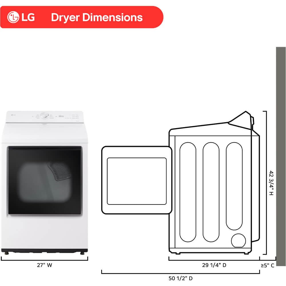 7.3 cu. ft. Electric Dryer with Wi-fi in Alpine White F744