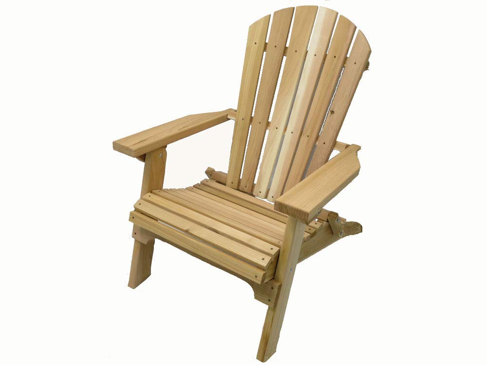 Folding Natural Cedar Adirondack Chair D8853