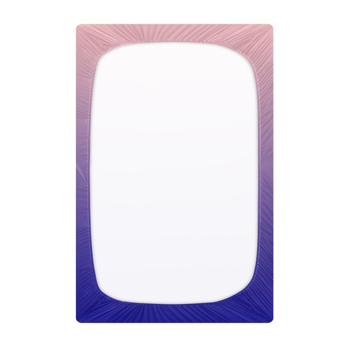 Dark Blue Pink Fitted Crib Sheet Microfiber H327