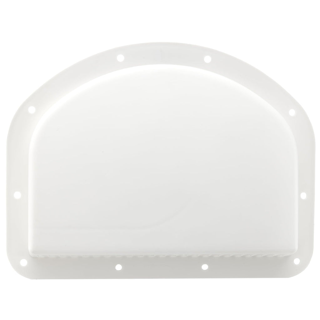 White Trailer Exterior Vent Cowl with Grill 2 Pack Z470453