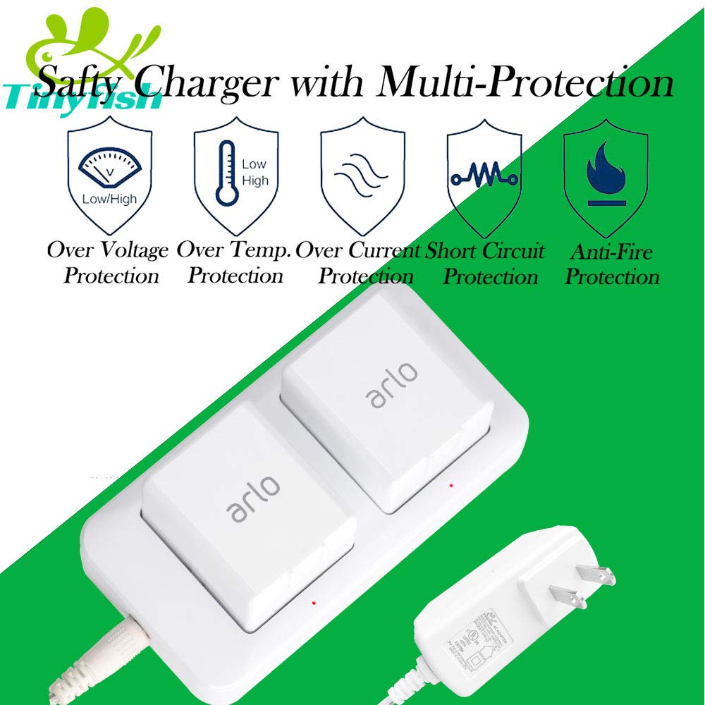 Charger for Arlo Batteries Fireproof Adapter W80977
