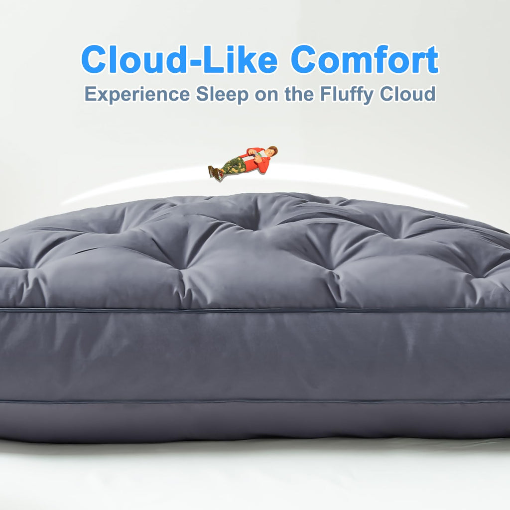 King Size Set of 2 Cotton Bed Pillow S9390