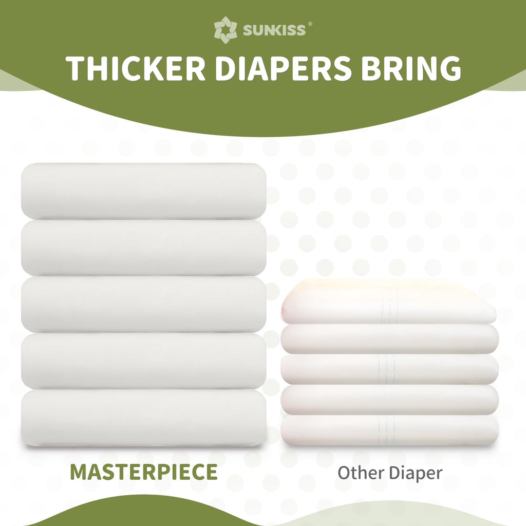 Adult Diapers with Tabs, L/XL, White, 40 Count Z891