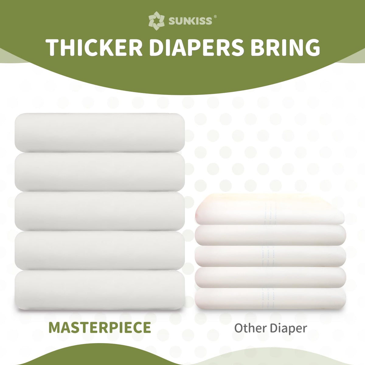 Adult Diapers with Tabs, L/XL, White, 40 Count Z891