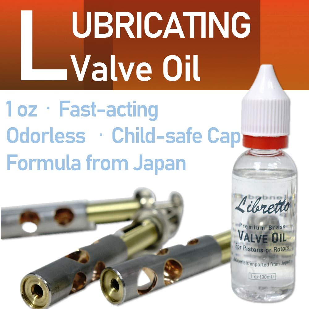 Trumpet Care Kit with Valve Oil, Slide Grease, Cleaning Cloth, Brushes and Case G578626