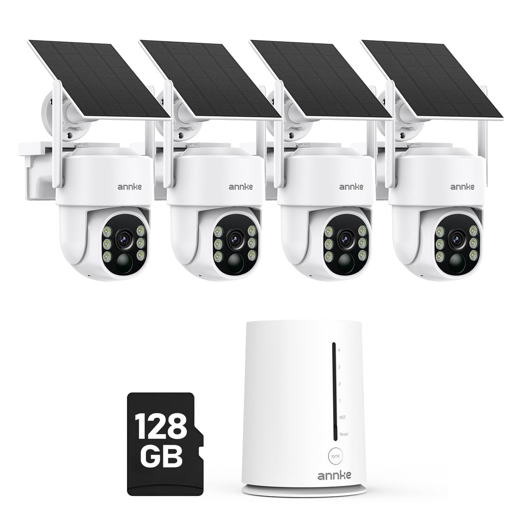 4MP Solar Security Cameras Wireless Outdoor U910680
