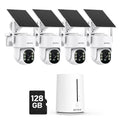 4MP Solar Security Cameras Wireless Outdoor U910680