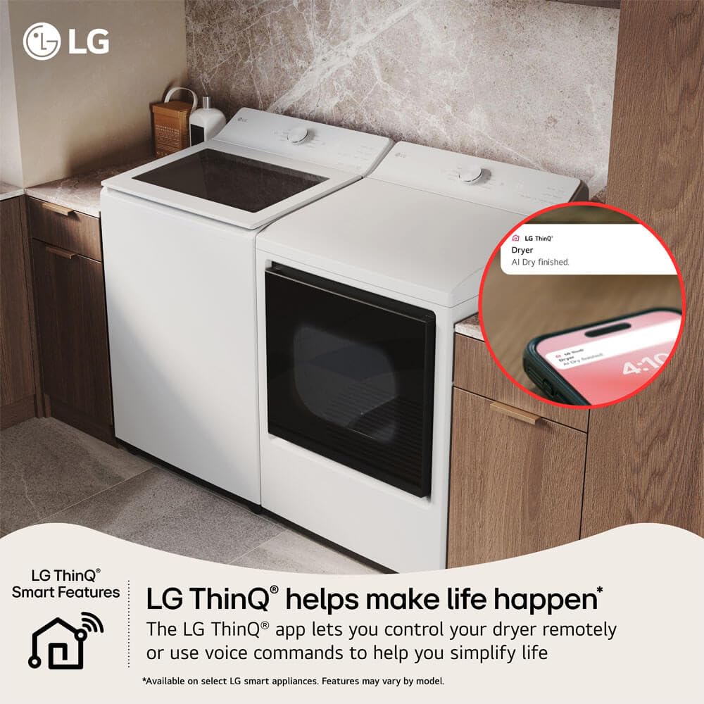 7.3 cu. ft. Electric Dryer with Wi-fi in Alpine White F744