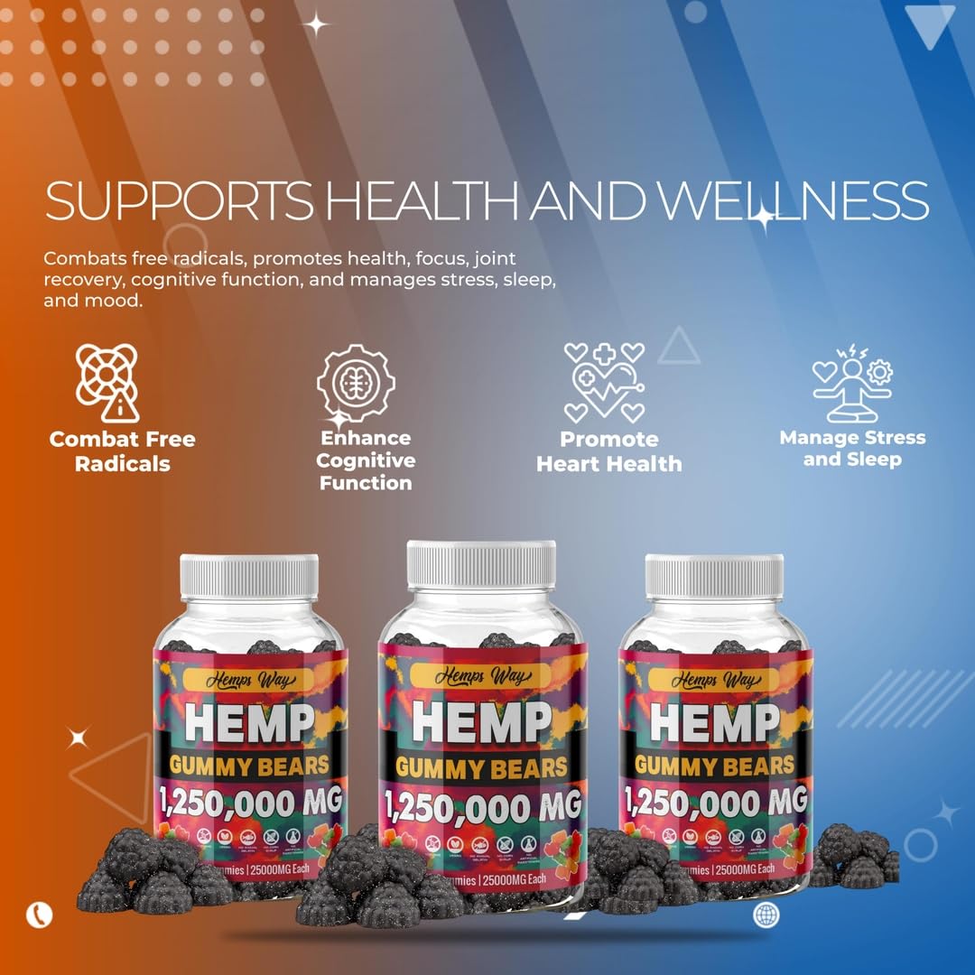 Organic Hemp Gummies Supplement S707