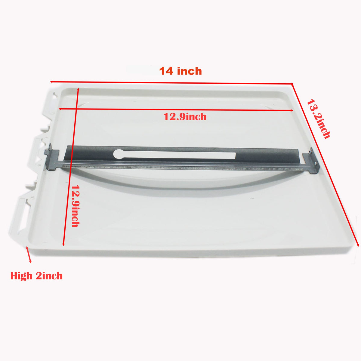 RV Roof Vent Cover 13 x 14 x 2 inch White UV-resistant Polypropylene H5644