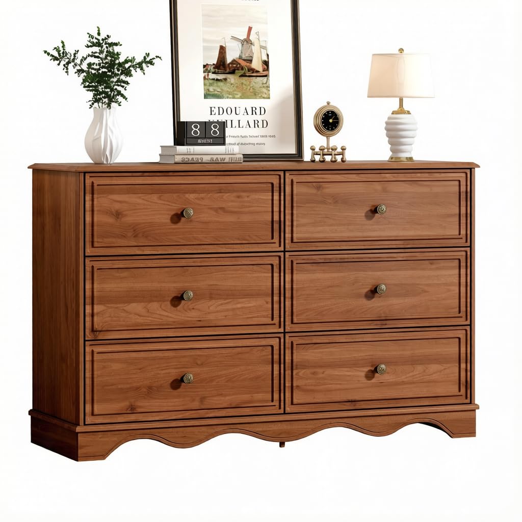 Chestnut 6 Drawer Chest of Drawers H745