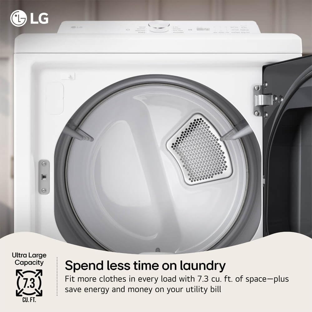 7.3 cu. ft. Electric Dryer with Wi-fi in Alpine White F744