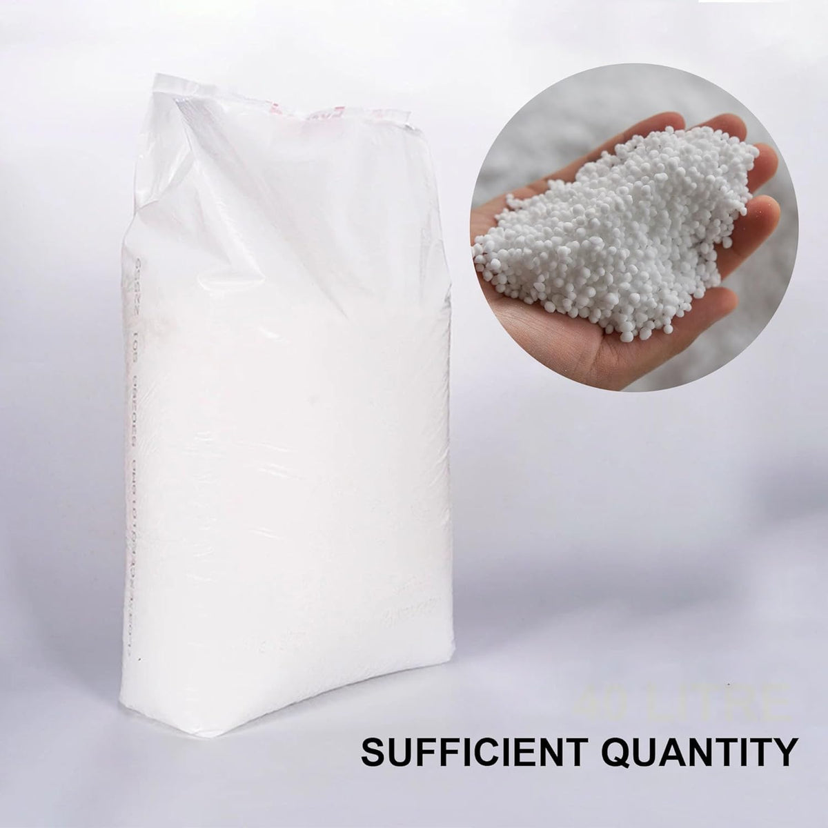 40 Liters White EPS Foam Beads Filler I384