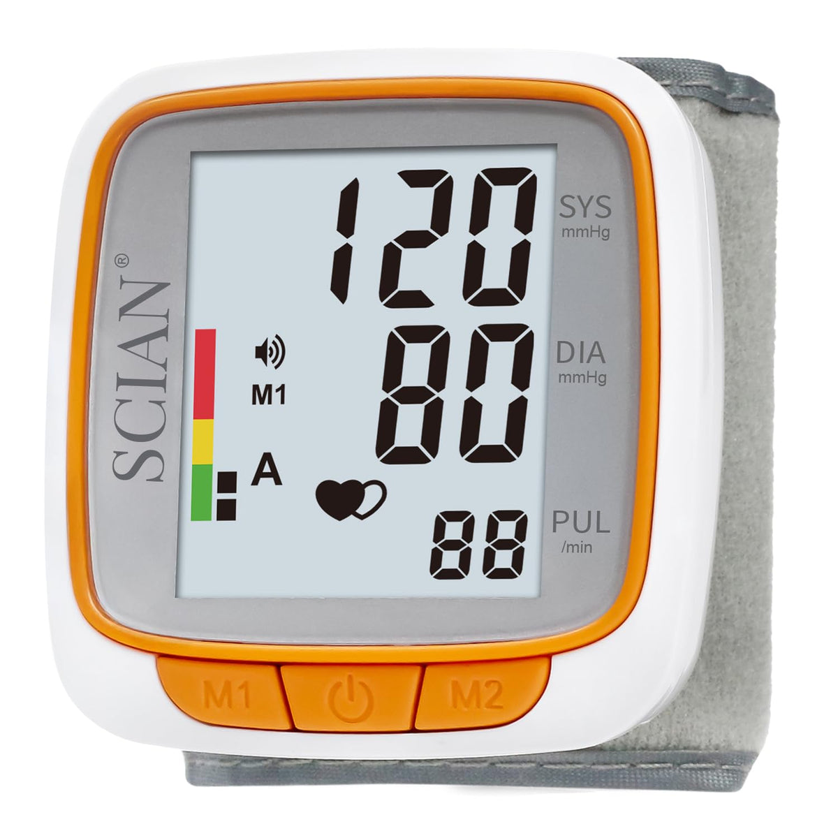 Automatic Wrist Blood Pressure Monitor with Voice Broadcast V414