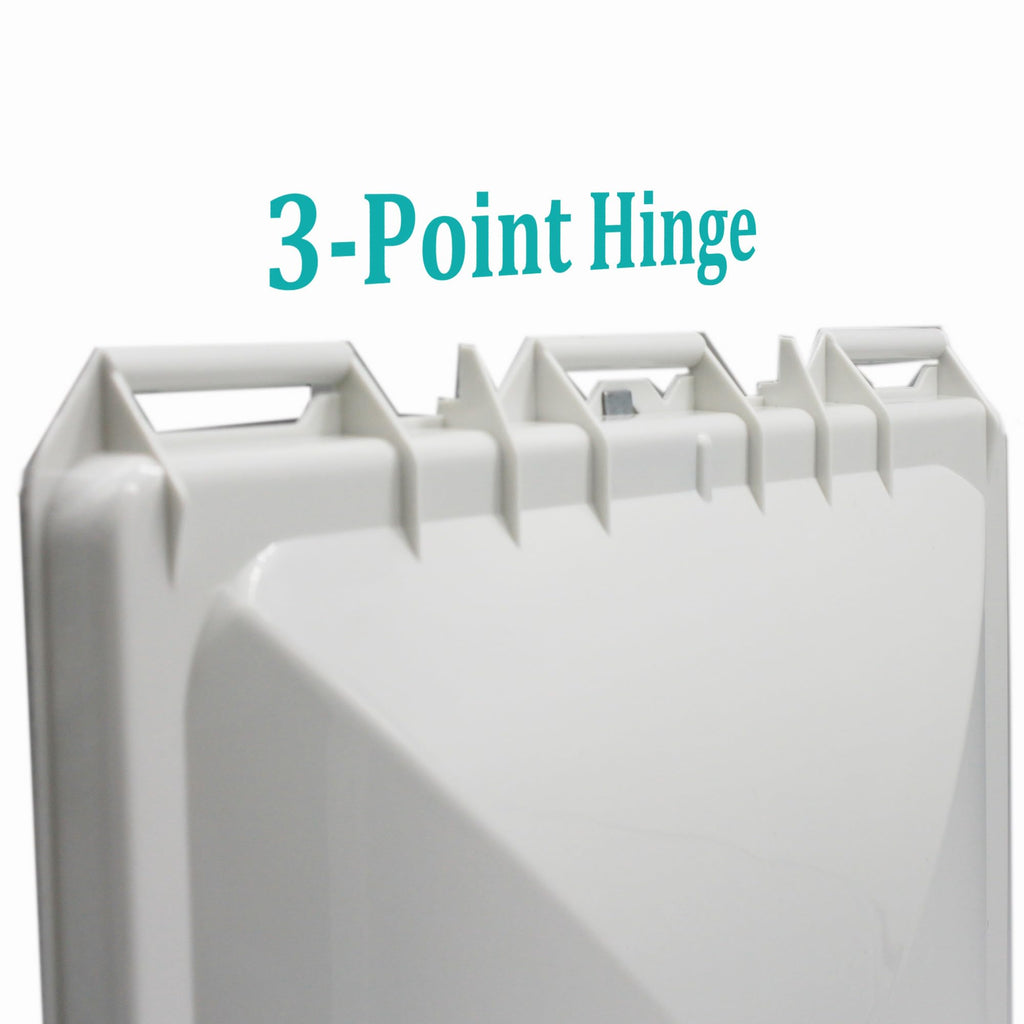 RV Roof Vent Cover 13 x 14 x 2 inch White UV-resistant Polypropylene H5644