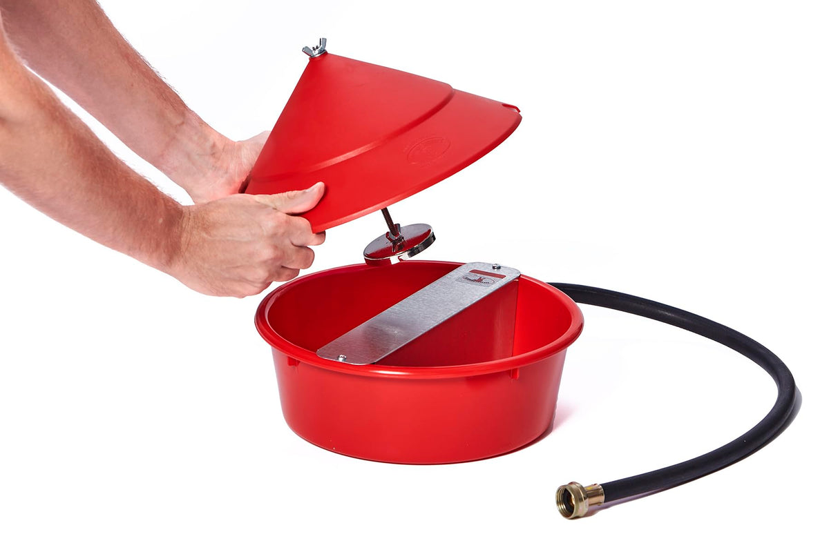 5 Quart Automatic Poultry Waterer with Cover G298