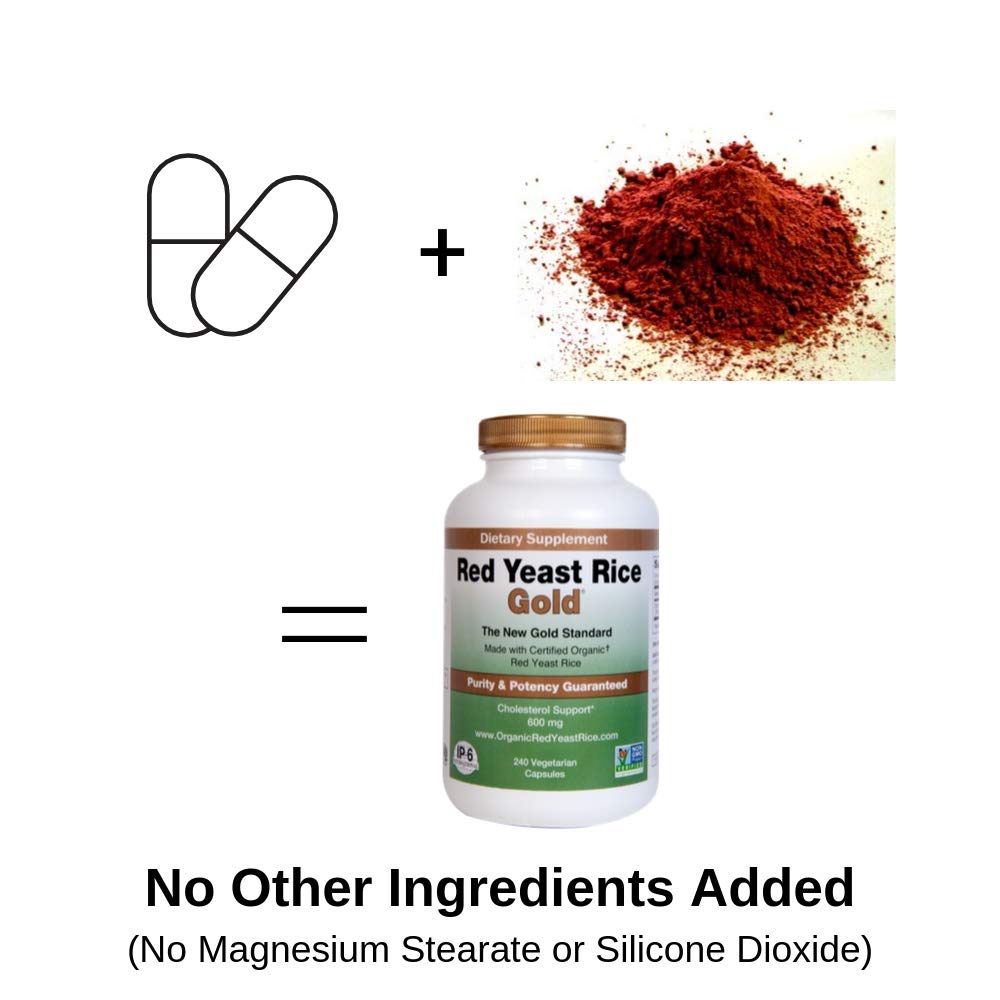 Red Yeast Rice 1200 mg 240 Capsules C7300