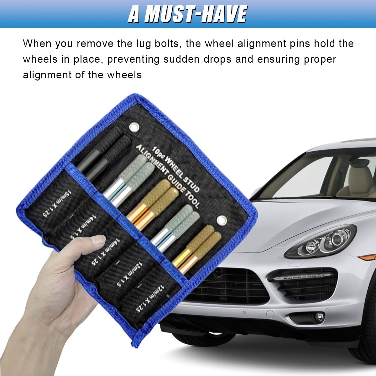 10 Pc Wheel Alignment Pin Tool Kit N250