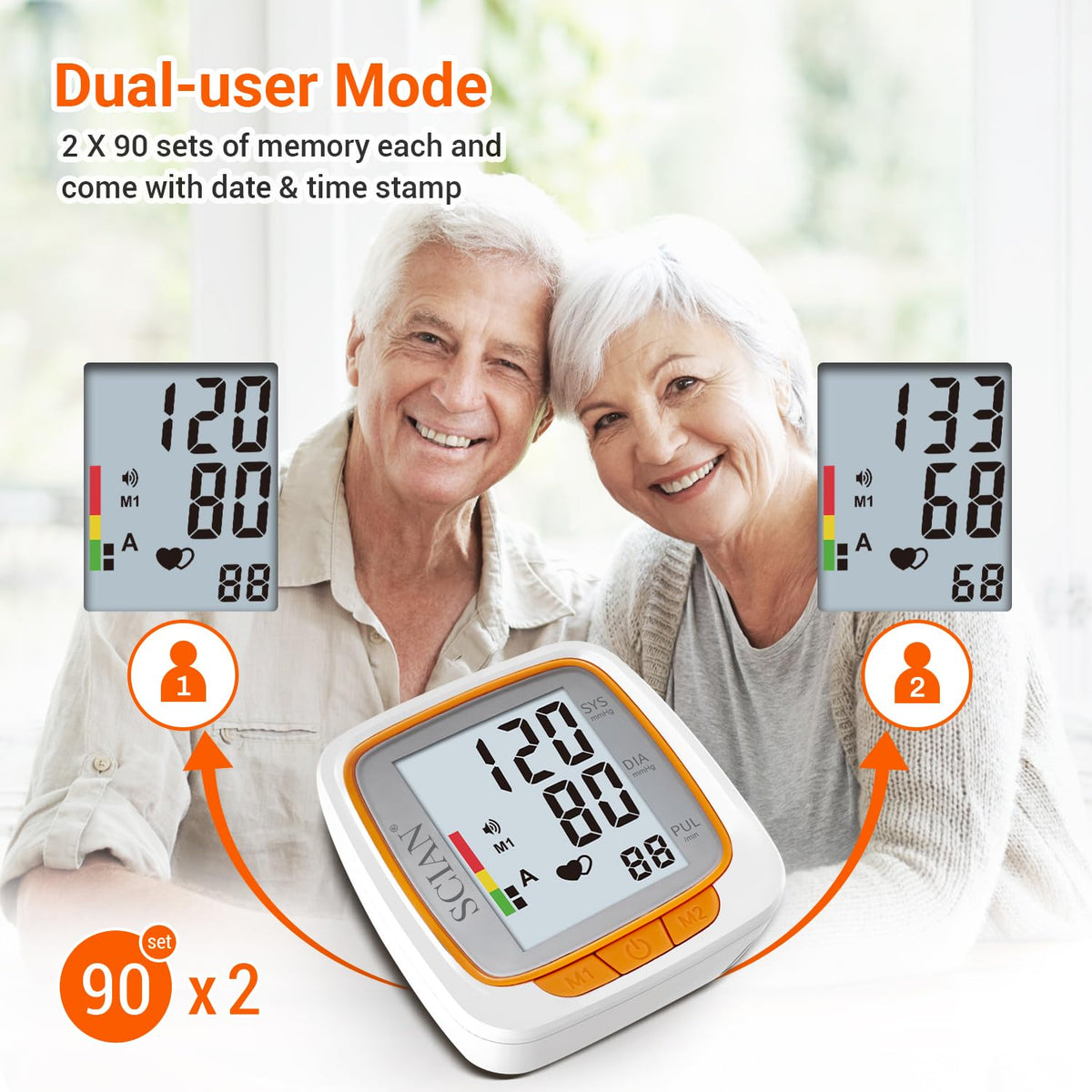 Automatic Wrist Blood Pressure Monitor with Voice Broadcast V414