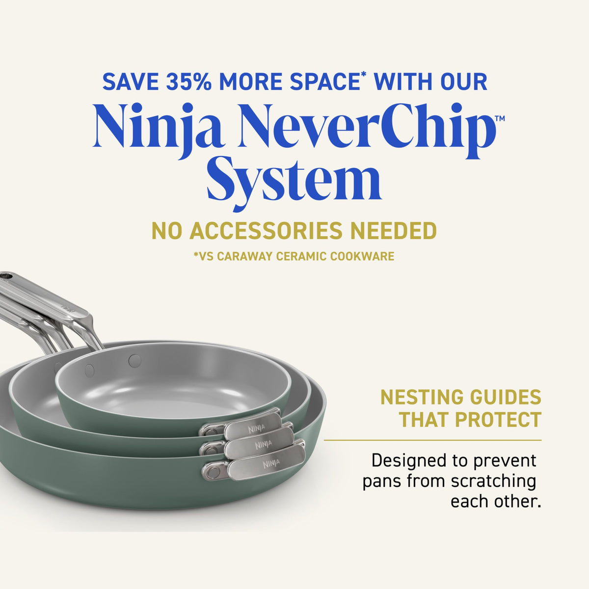 3-Piece Ceramic Fry Pan Set F686124