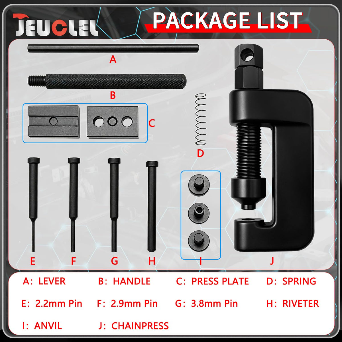Chain Breaker Tool Kit W709