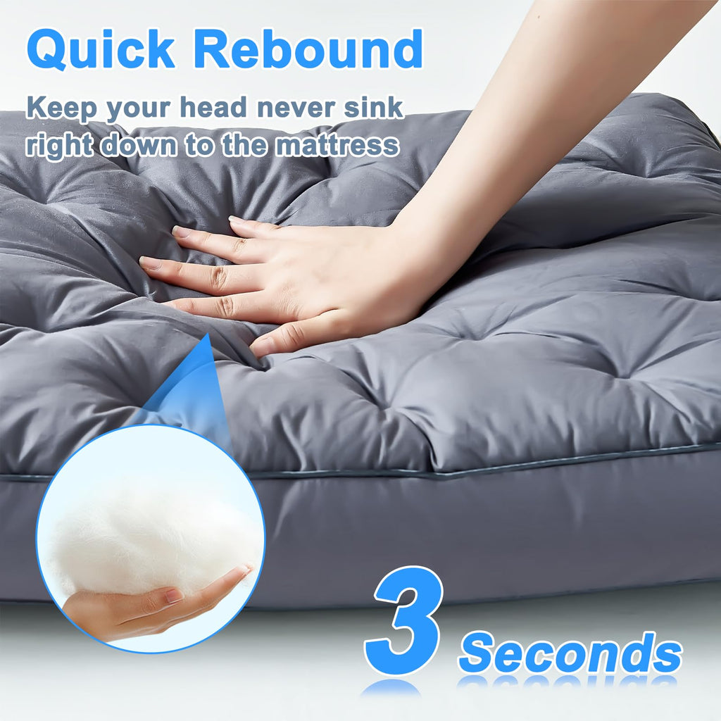 King Size Set of 2 Cotton Bed Pillow S9390