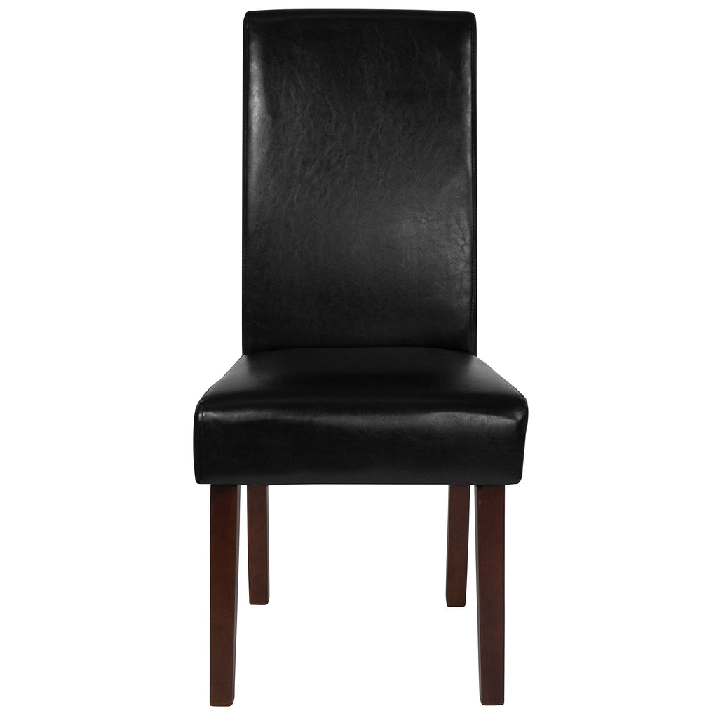 Black Faux Leather Accent Dining Chair M557781