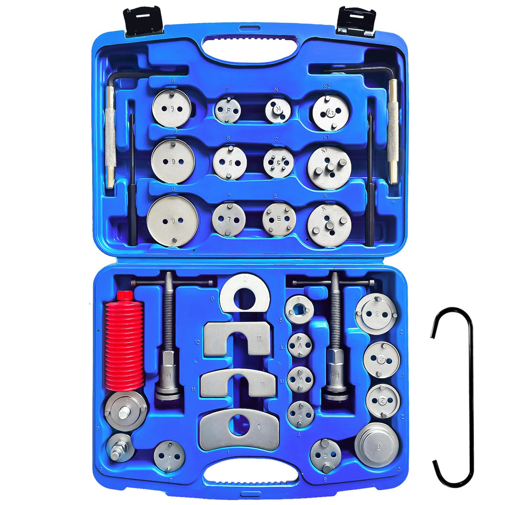 Brake Caliper Compression Tool 36 Piece Disc Brake Caliper Tool Kit with 24 Adapters D5895