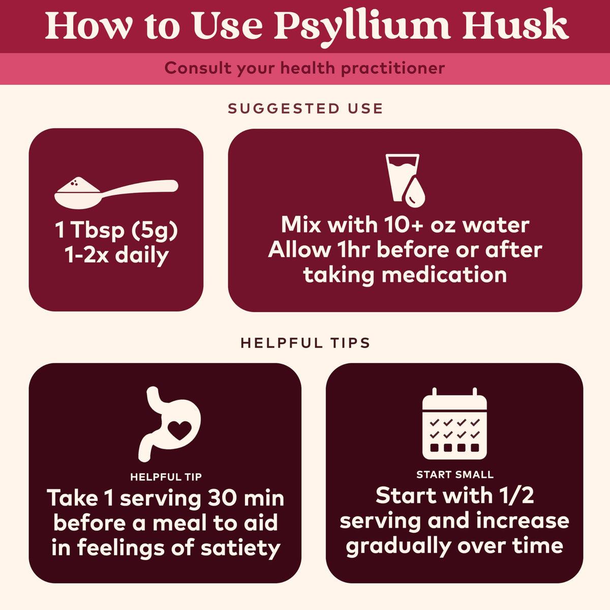 Psyllium Whole Husk Fiber Supplement 12 oz N903