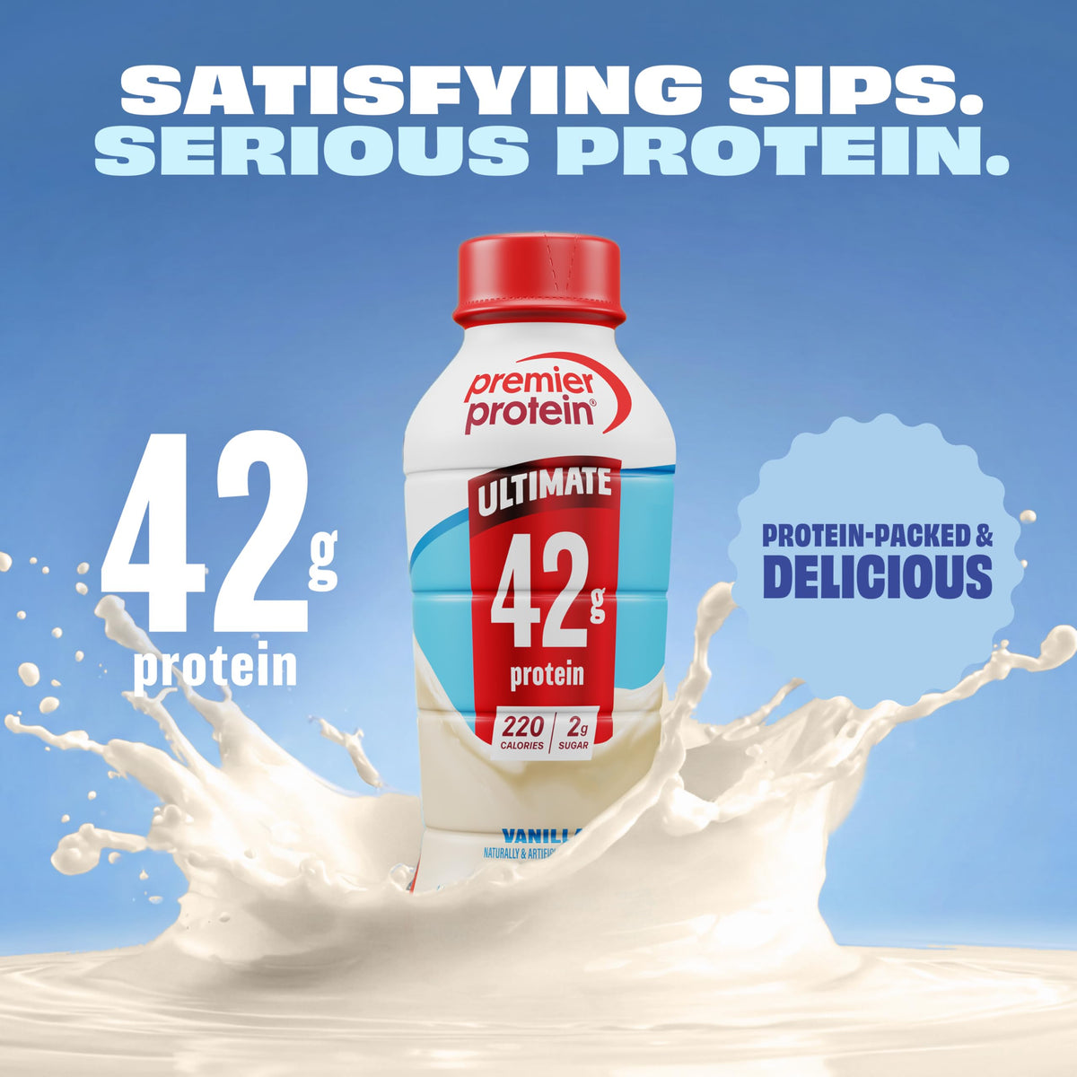 Vanilla 42g High Protein Shake 12 Pack A95761