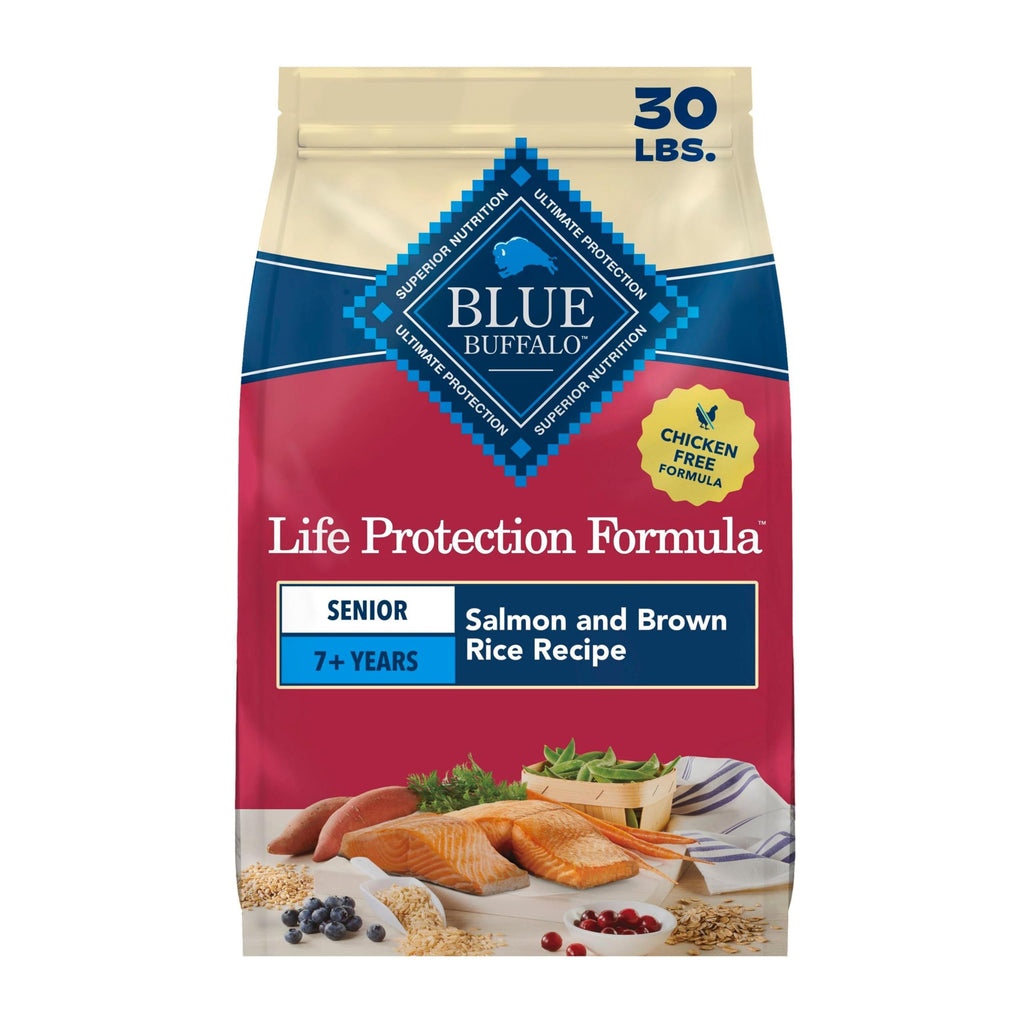 Salmon Senior Dry Dog Food, 30 lb L670