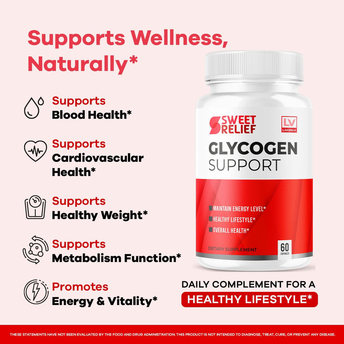 All Natural Formula Capsules, 60 Capsules for 1 Month M50552