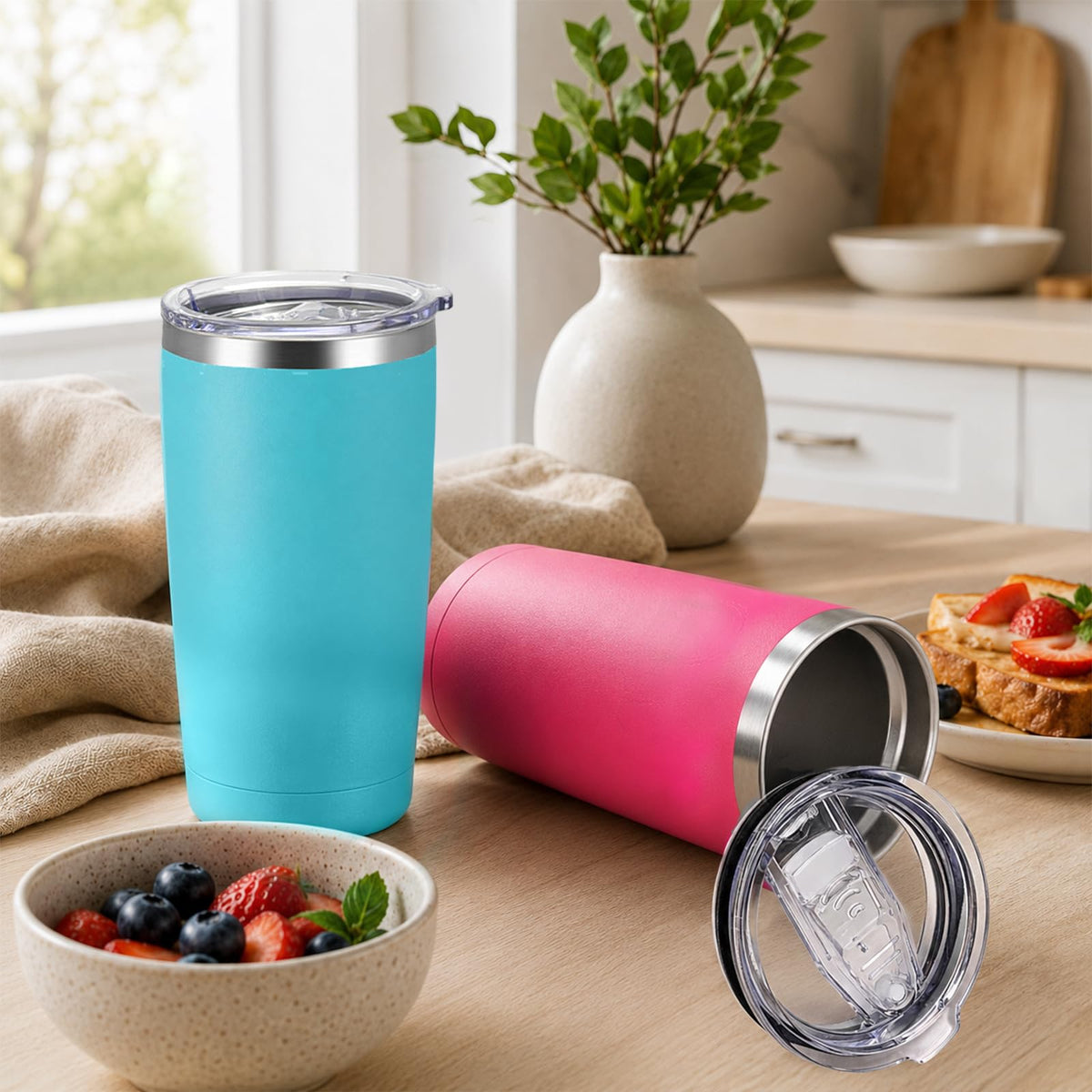 20 Pack 20oz Stainless Steel Insulated Tumbler W5537