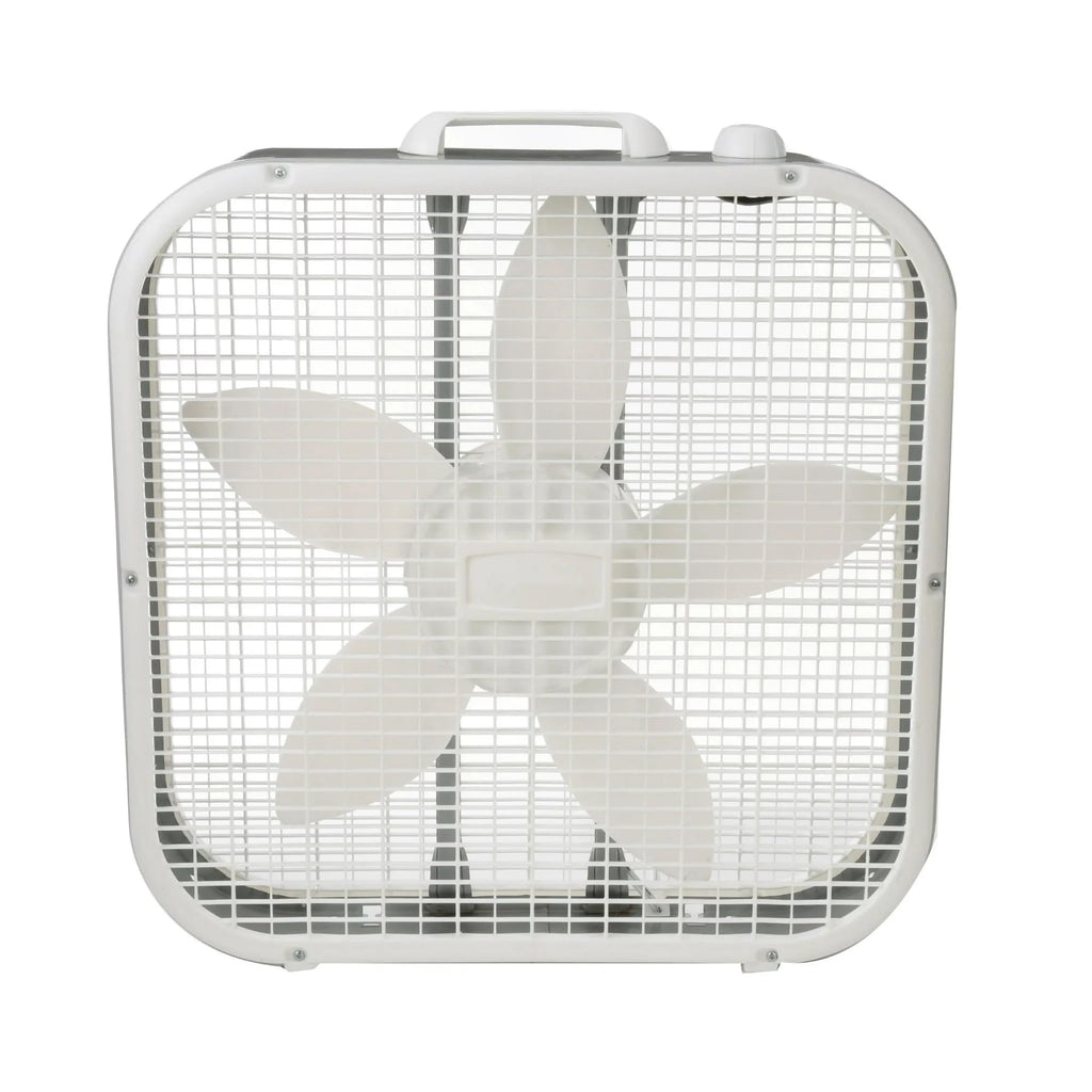 20" White Box Fan, 3 Speeds A12753