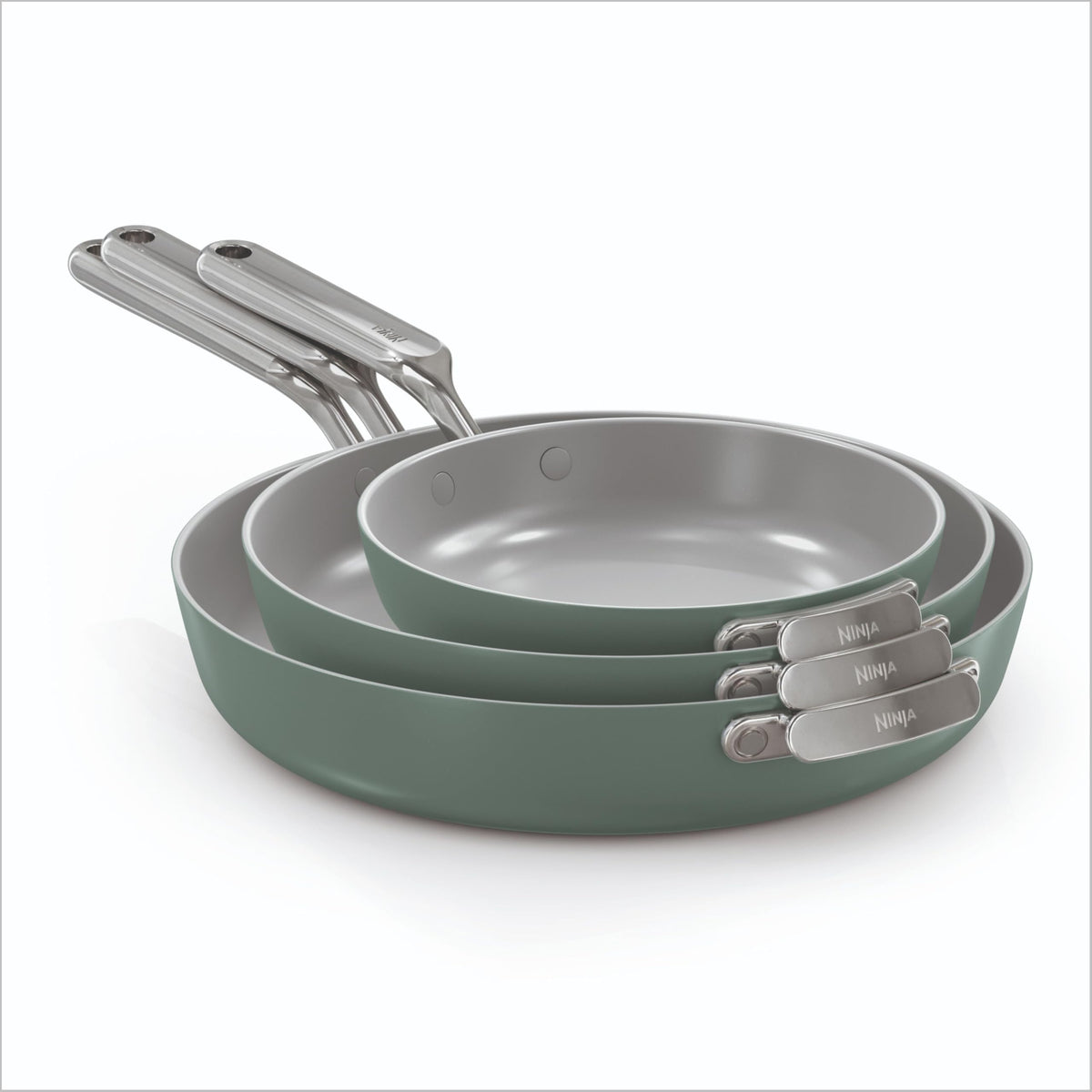 3-Piece Ceramic Fry Pan Set F686124