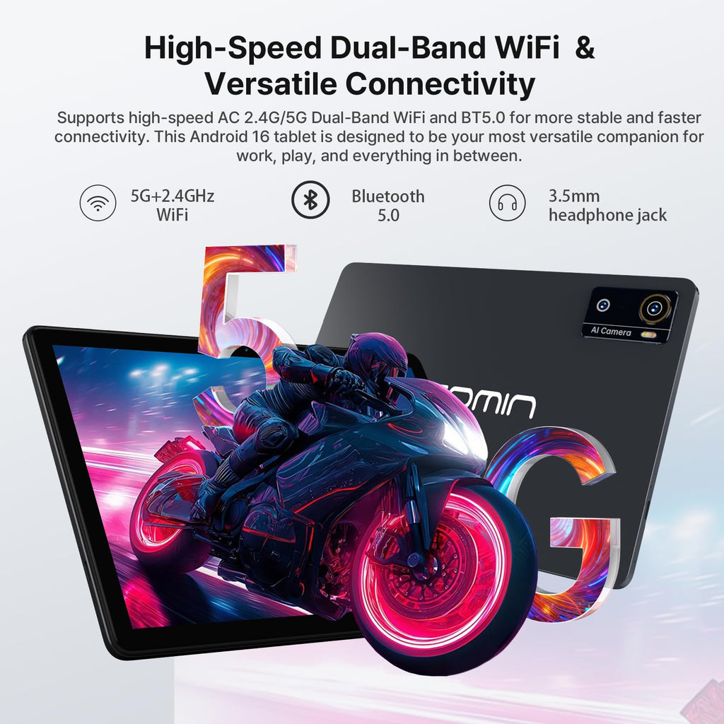 10 Inch Octa-Core Tablet with Keyboard Case Mouse Stylus M160981