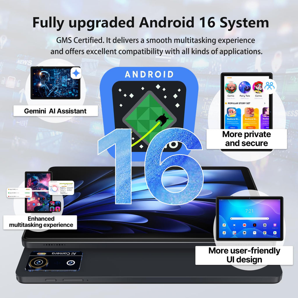 10 Inch Octa-Core Tablet with Keyboard Case Mouse Stylus M160981