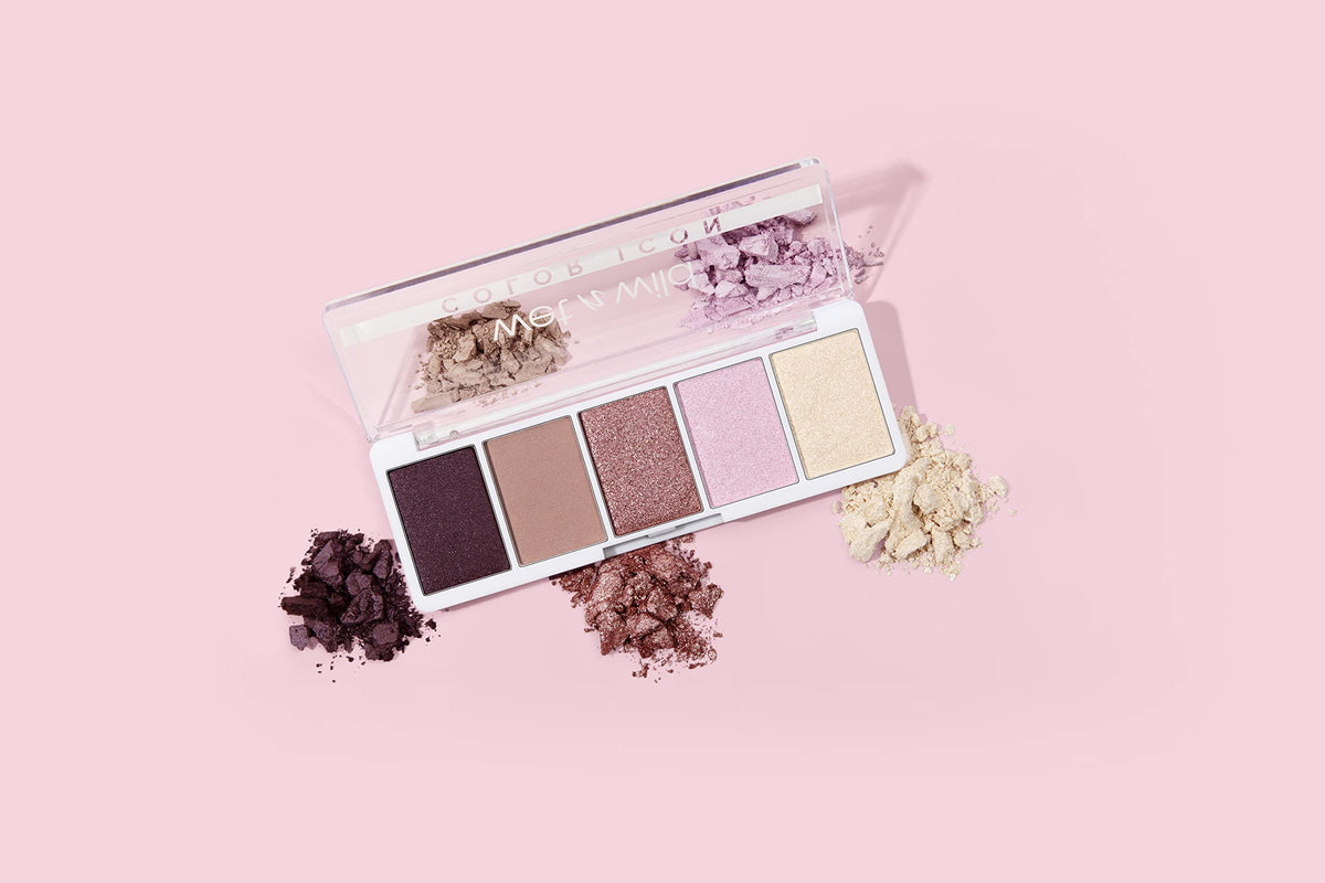 5 Pan Matte Shimmer Metallic Eyeshadow Palette T971455
