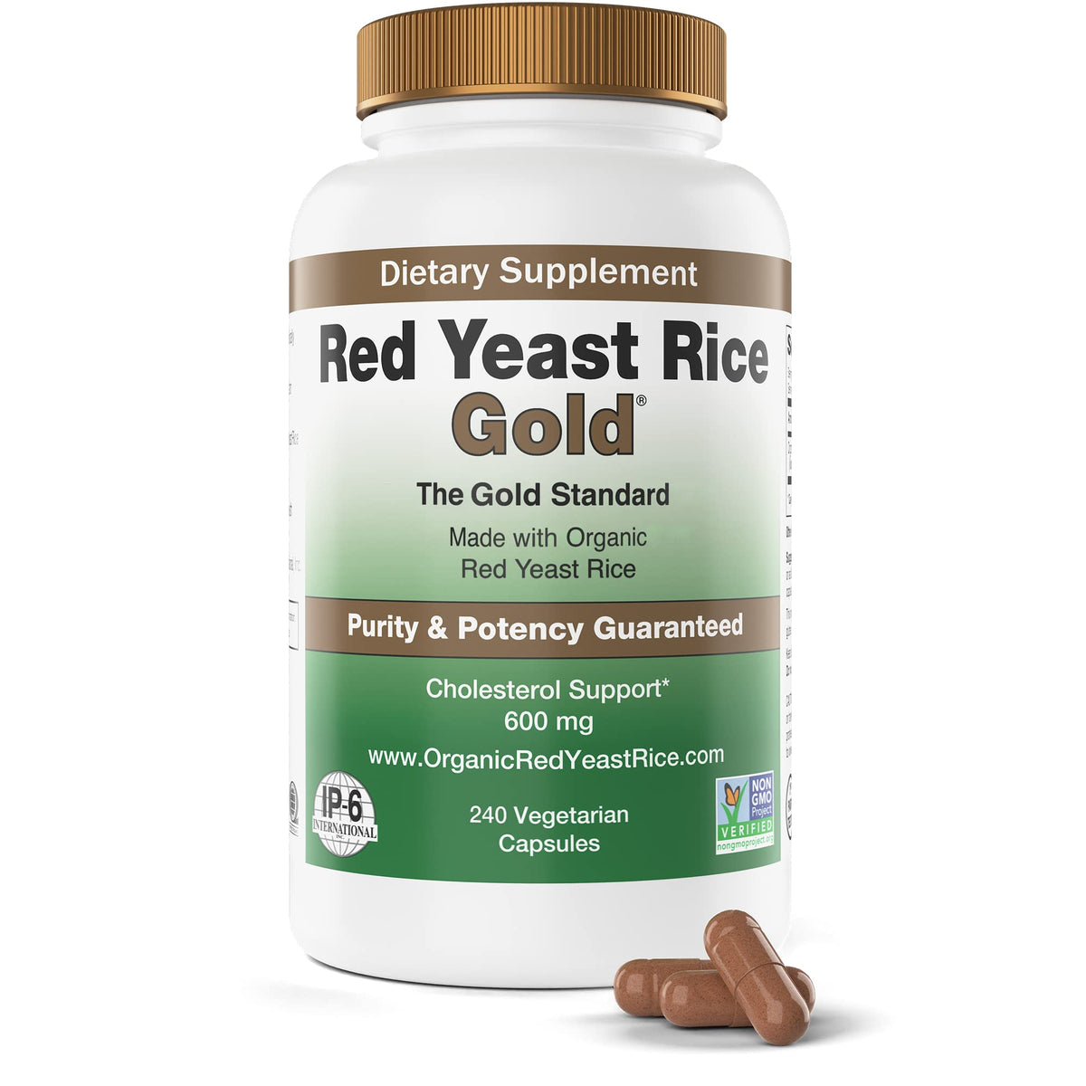 Red Yeast Rice 1200 mg 240 Capsules C7300