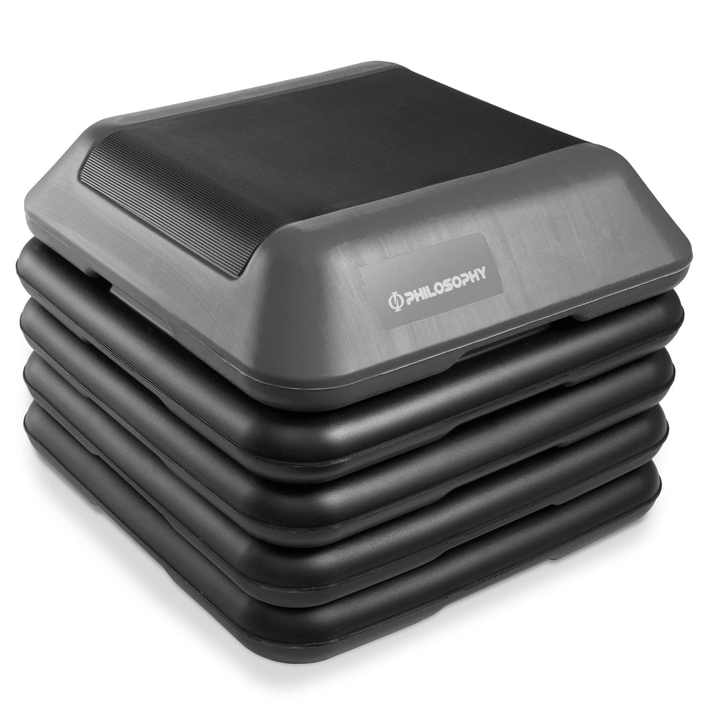 Adjustable High Step Platform with 4 Risers V404392
