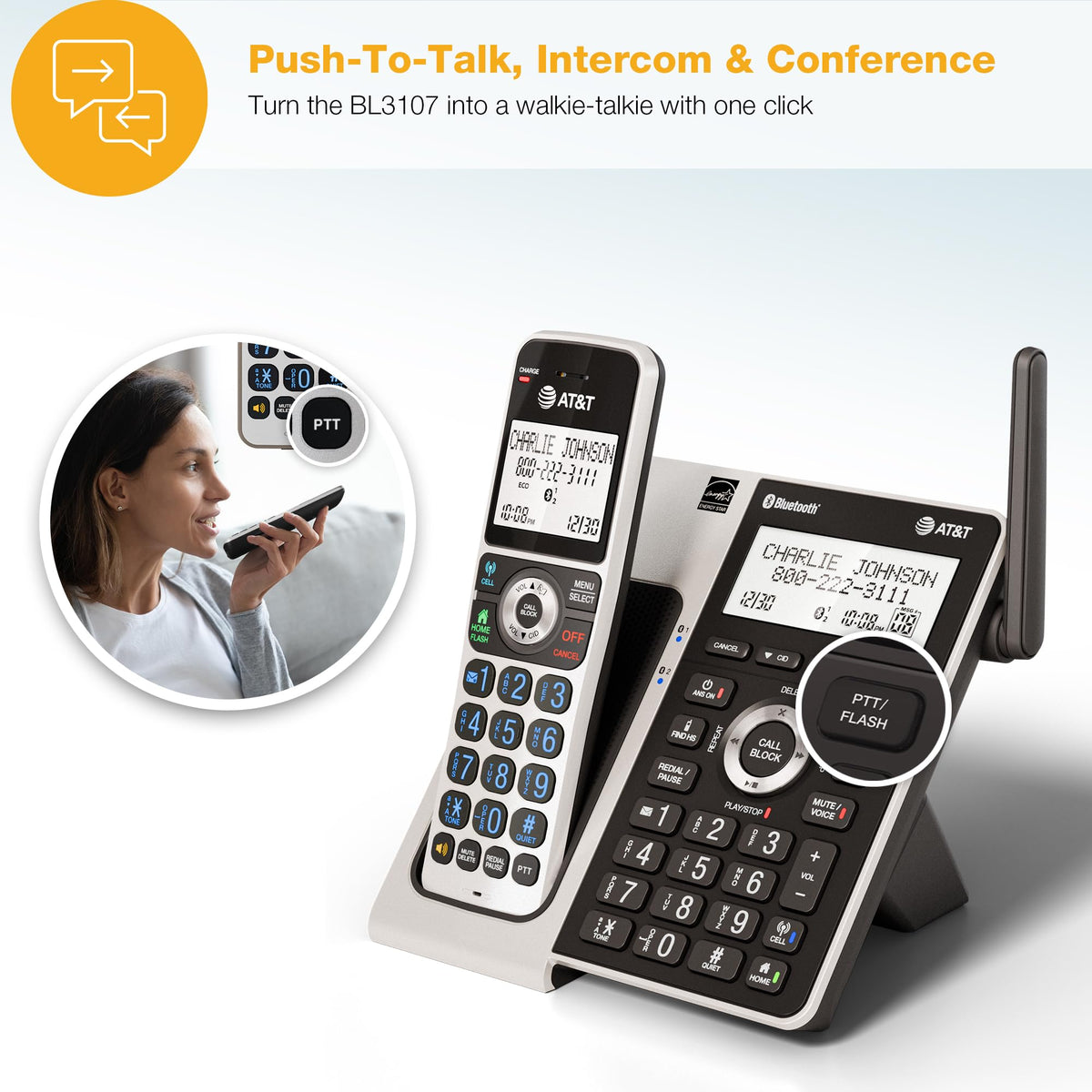 4-Handset Cordless Phone A9870