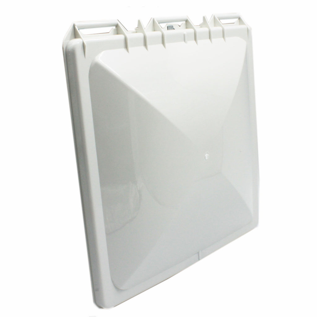 RV Roof Vent Cover 13 x 14 x 2 inch White UV-resistant Polypropylene H5644