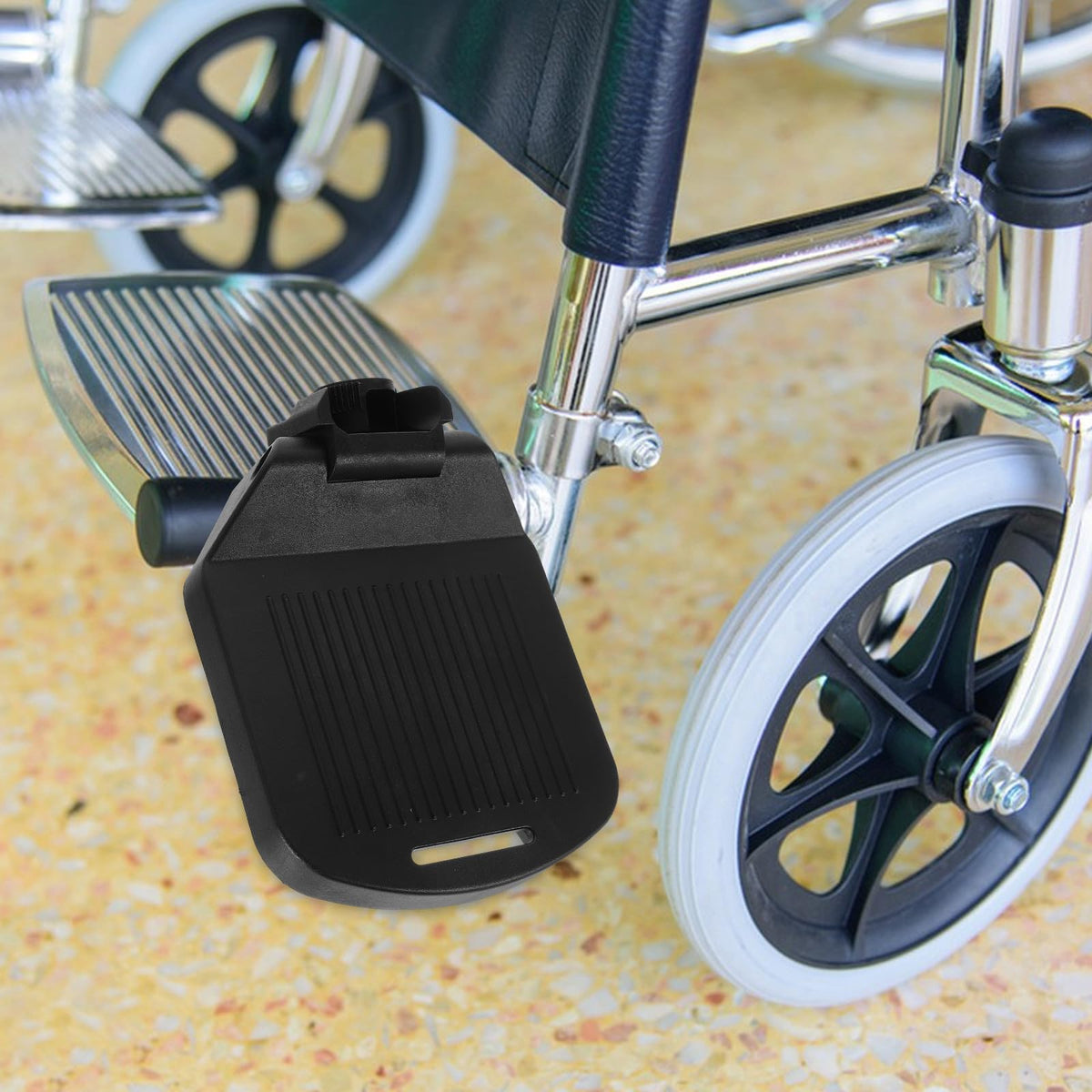 Heavy Duty Adjustable Wheelchair Footrest Pedals M9825