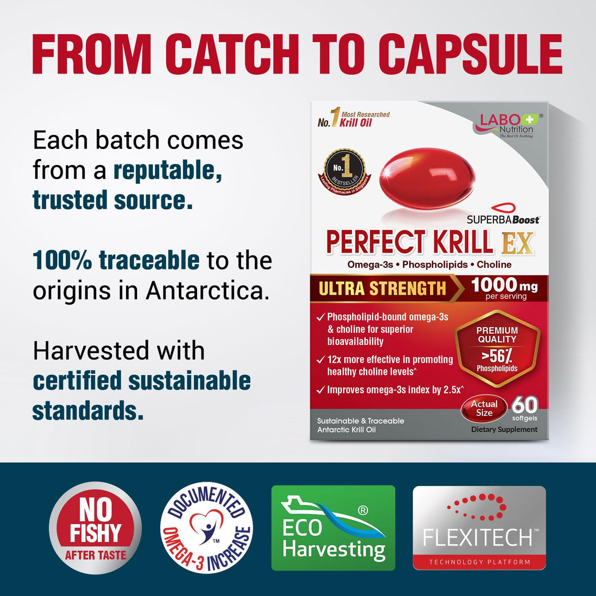 Omega-3 Krill Oil 60 Ct x 2 Pack G60006