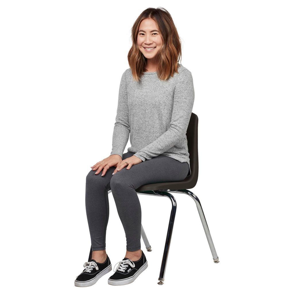 18" Black Stack Chair 5-Pack P48170