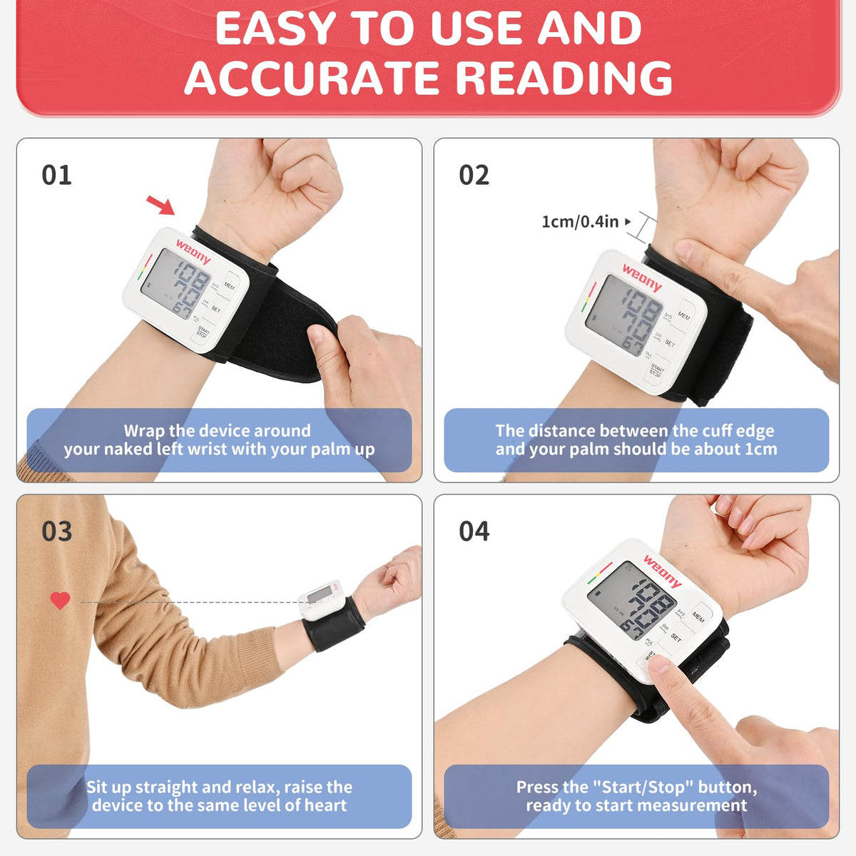 Wrist Blood Pressure Monitor F825009