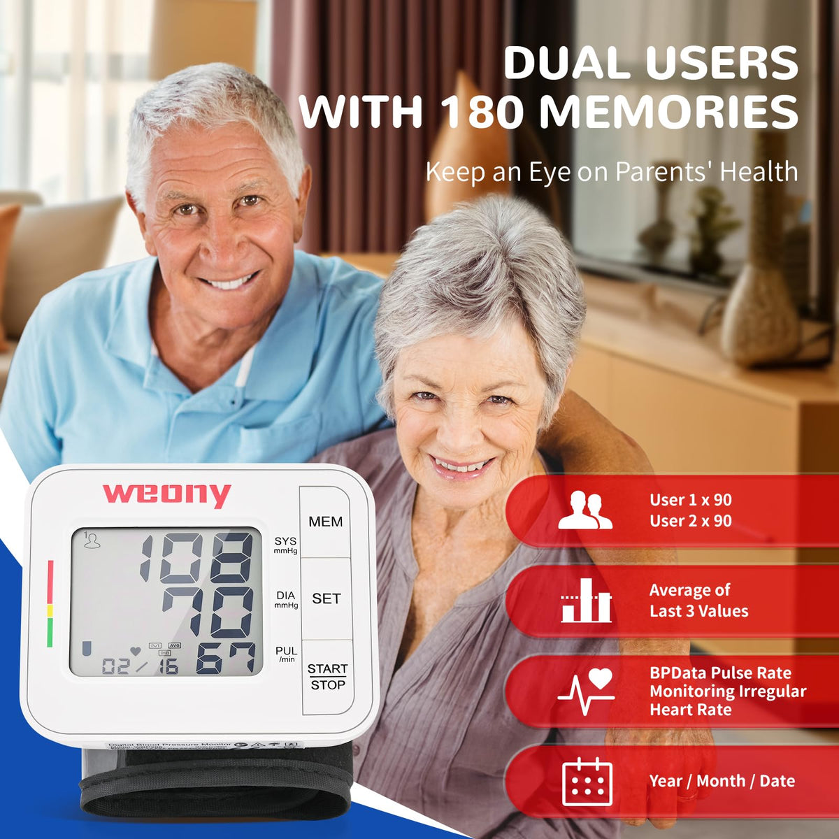 Wrist Blood Pressure Monitor F825009
