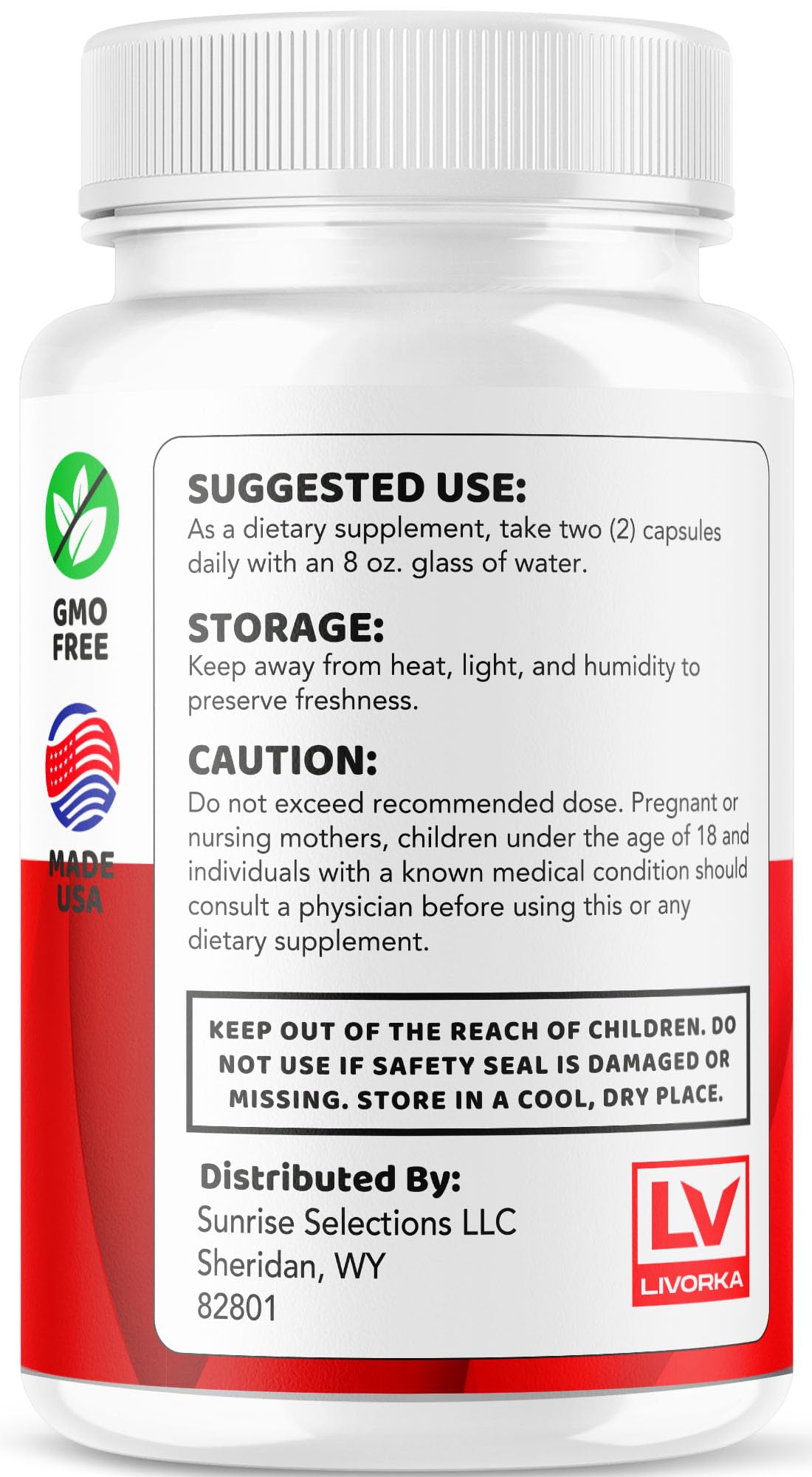 All Natural Formula Capsules, 60 Capsules for 1 Month M50552