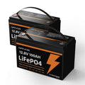 12V 100Ah LiFePO4 Lithium Battery 2 Pack C948
